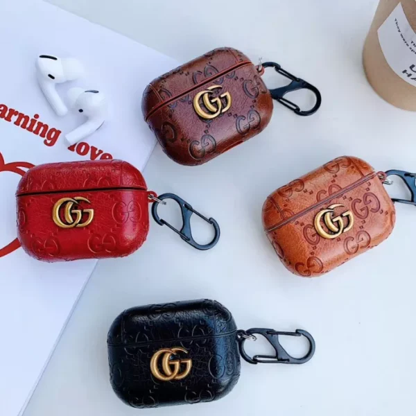 Leather Gucci AirPod Case