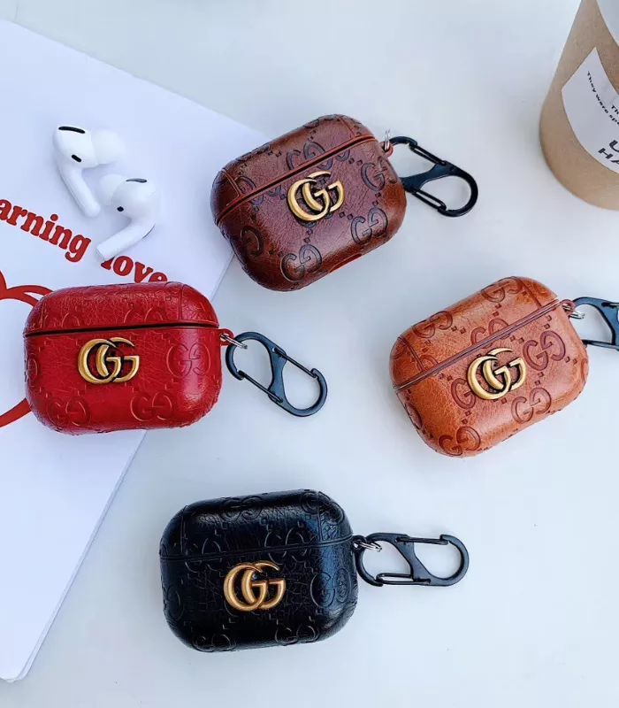 Leather Gucci AirPod Case