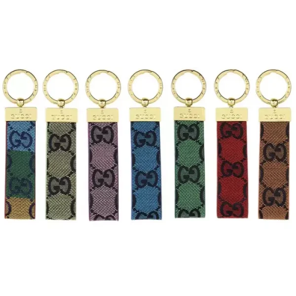 Gucci Leather and Acrylic Keychain