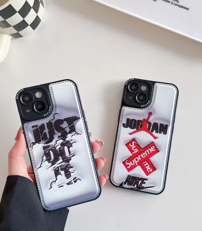 Jordan Nike just do it Cover case apple Red thumb 2