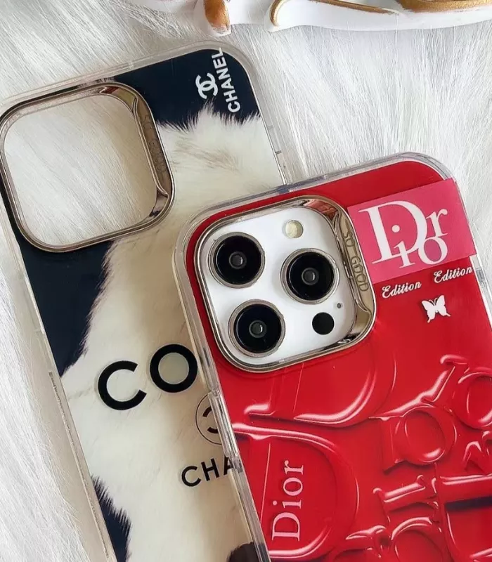 Luxury TPU iPhone Case Dior Brand details thumb
