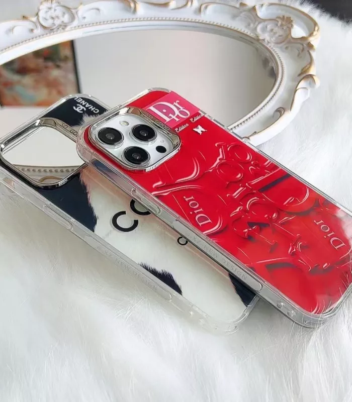 Luxury TPU iPhone Case Dior & coco chanel Brand thumb
