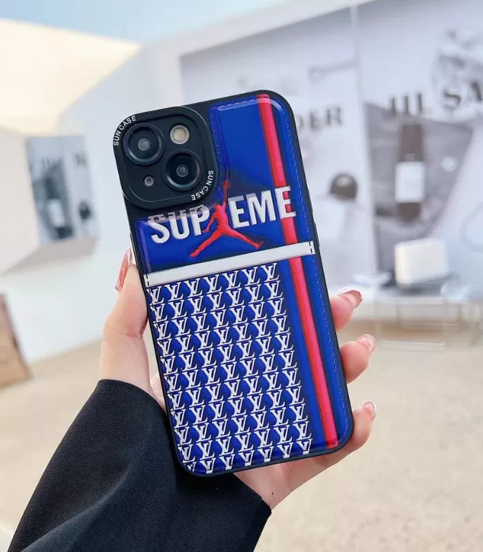 Supreme Cover case apple Blue