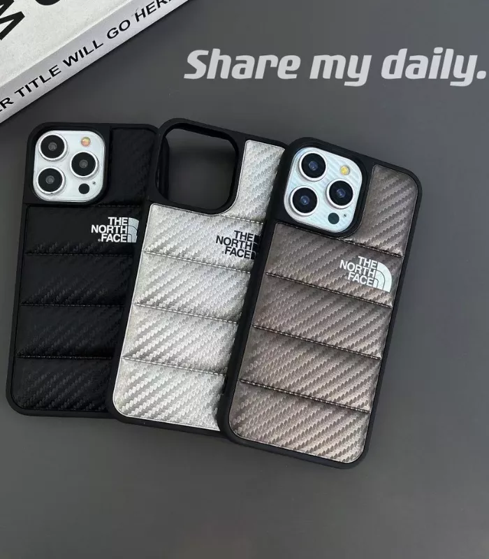 The North Face Leather Puffer iPhone Cases