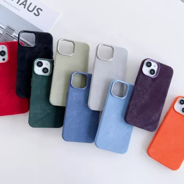 Apple Magnetic Leather iPhone Case Variety